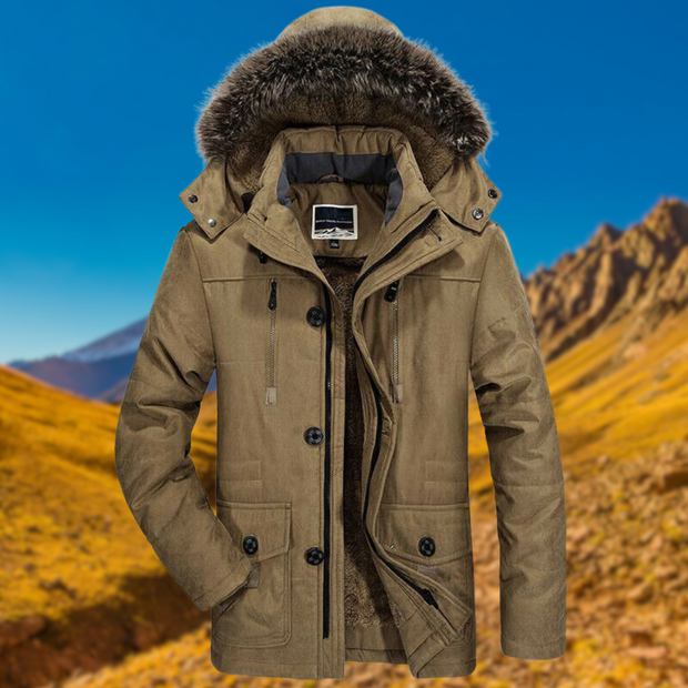 Démarche | Veste à capuche doublée polaire pour homme