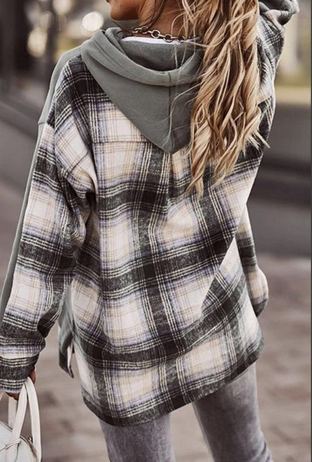 Avril - Sweat-shirt patchwork confortable à manches longues