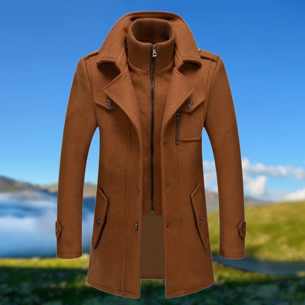 Graveleux | Manteau d'hiver à double col