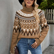 Dahlia - Eleganter Herbst-Rollkragenpullover