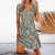 IVA - Robe verte à imprimé floral