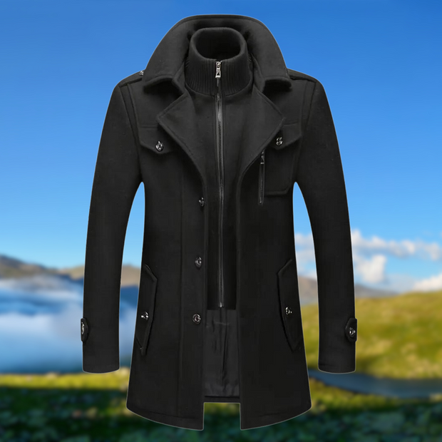 Graveleux | Manteau d'hiver à double col