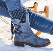 Louisa - Bottes d'hiver chaudes en laine avec soutien orthopédique pour femme