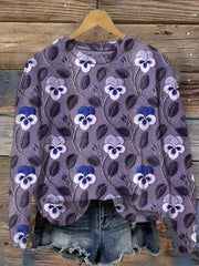 Alena - sweat-shirt à imprimé floral graphique