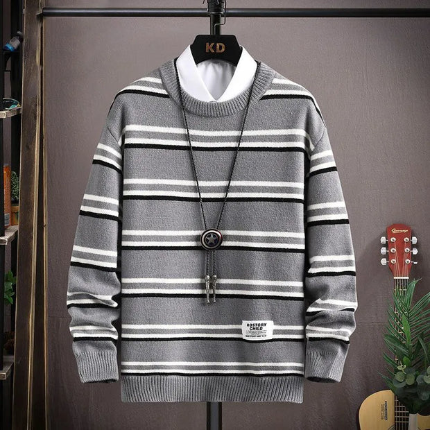 Nolan - Pull en maille douce pour homme
