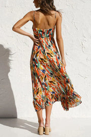 Georgina - Robe midi colorée