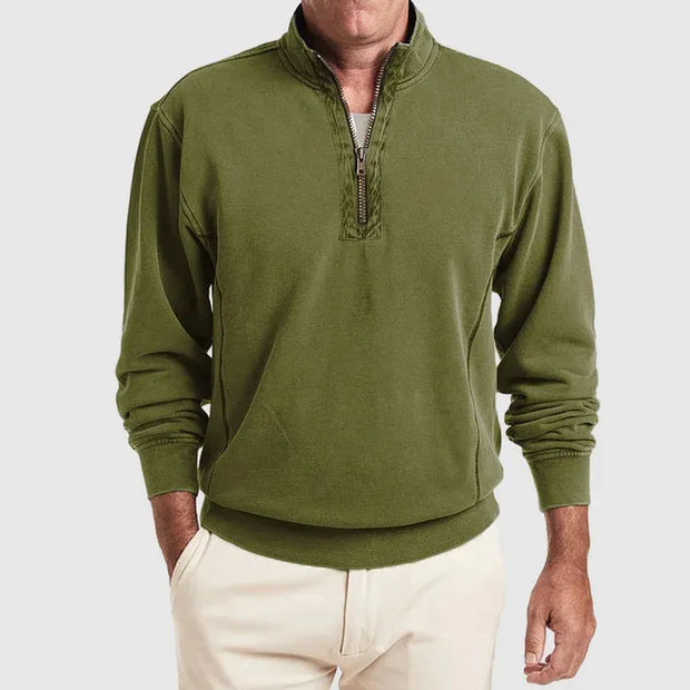 Lucky - Polo zippé quart de tour pour homme