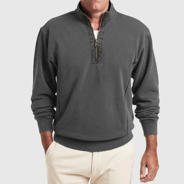 Lucky - Polo zippé quart de tour pour homme