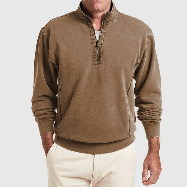 Lucky - Polo zippé quart de tour pour homme