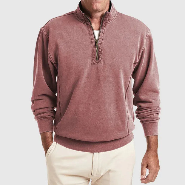 Lucky - Polo zippé quart de tour pour homme