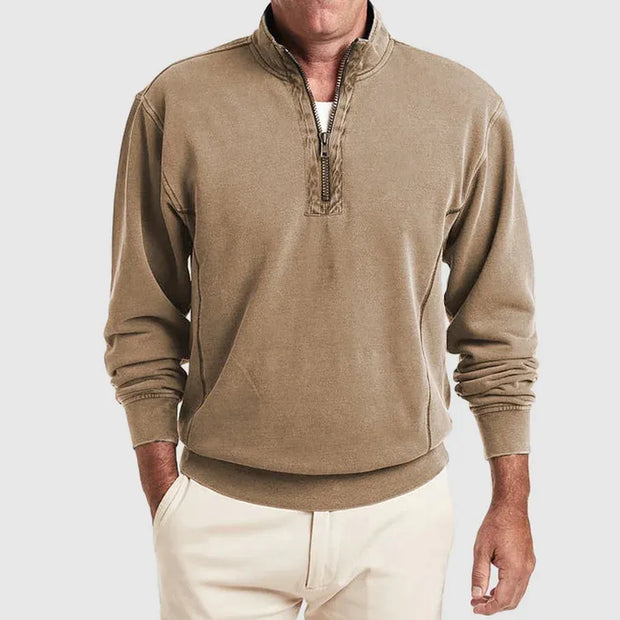 Lucky - Polo zippé quart de tour pour homme