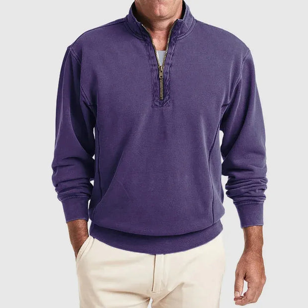 Lucky - Polo zippé quart de tour pour homme
