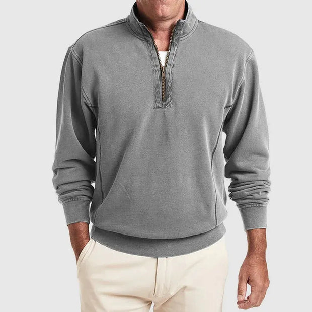 Lucky - Polo zippé quart de tour pour homme