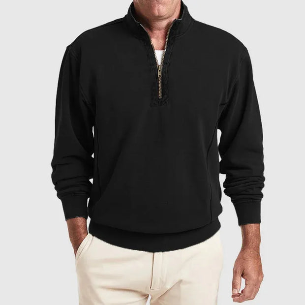 Lucky - Polo zippé quart de tour pour homme