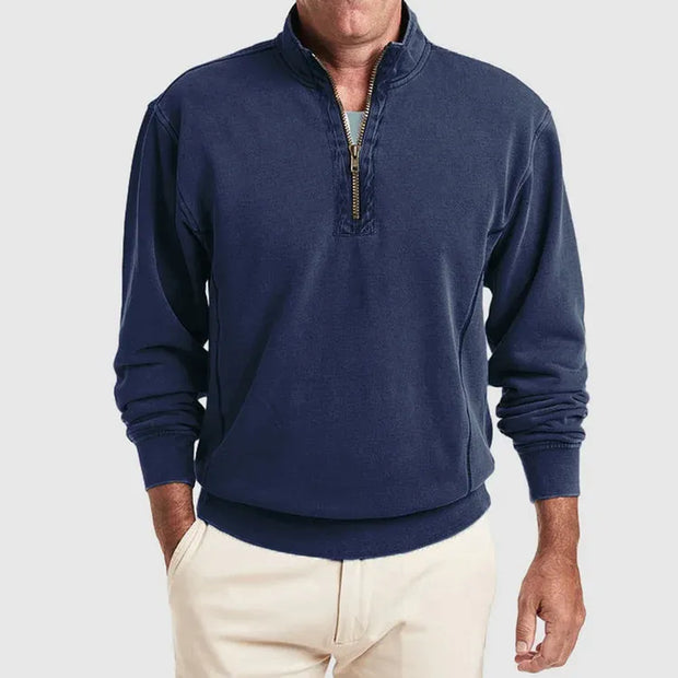 Lucky - Polo zippé quart de tour pour homme