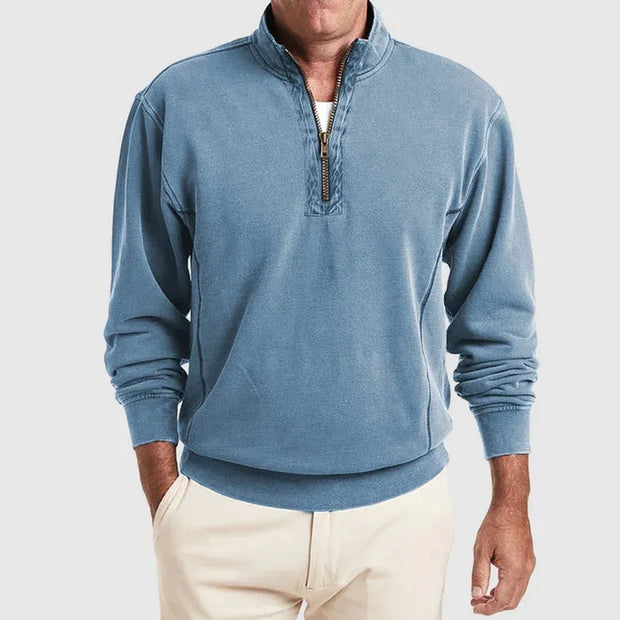 Lucky - Polo zippé quart de tour pour homme