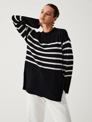 Gilda - Pull rayé oversize