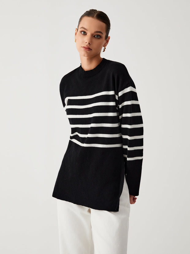 Gilda - Pull rayé oversize