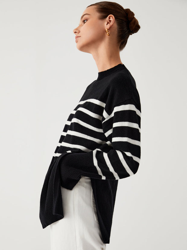Gilda - Pull rayé oversize