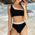 MIYA - Damen Badeanzug mit hoher Taille