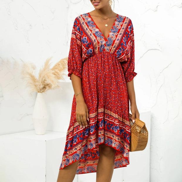 LAILA - Robe à imprimé floral