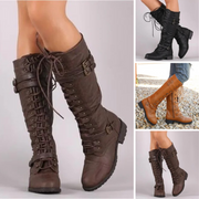 Lulu - Bottines rétro à lacets et boucle