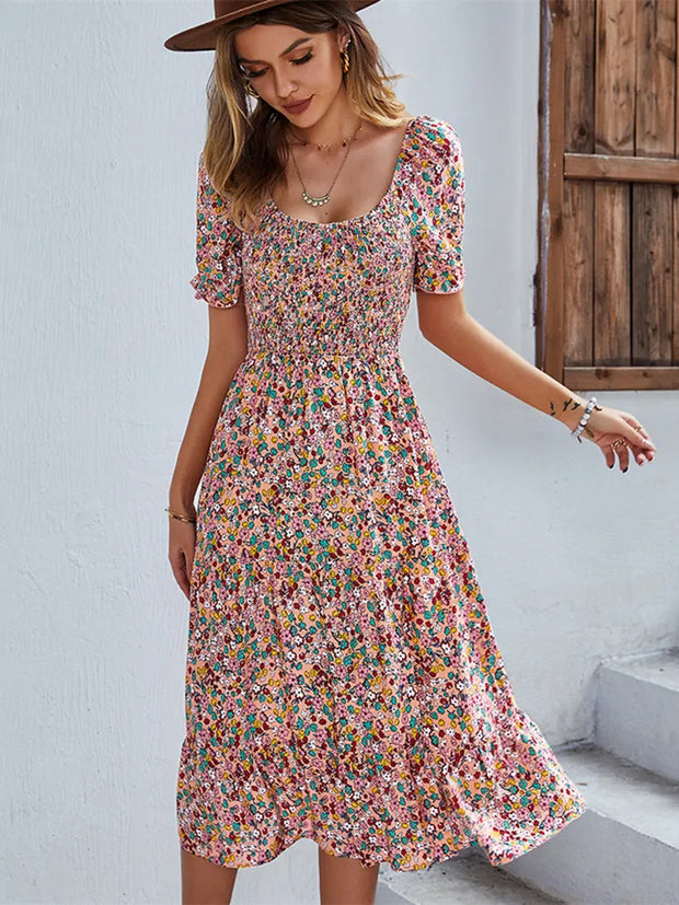 BELLA - Kleid mit Blumenmuster