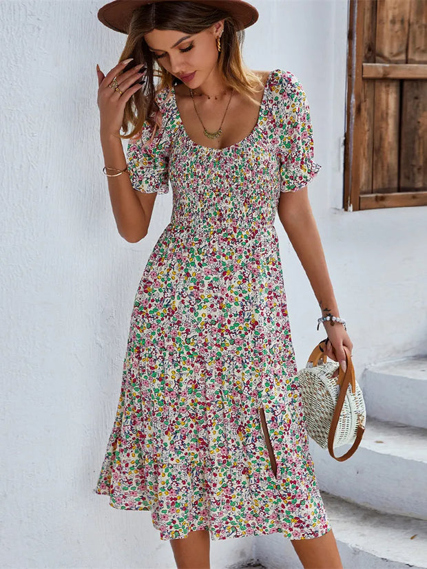 BELLA - Kleid mit Blumenmuster