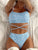 ELIZABETH - Kreuz und quer geblümte Bikinis