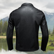 Noble | Schwarze Lederjacke für Herren