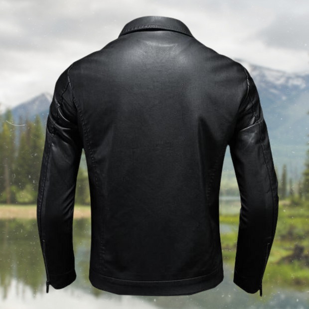 Noble | Schwarze Lederjacke für Herren