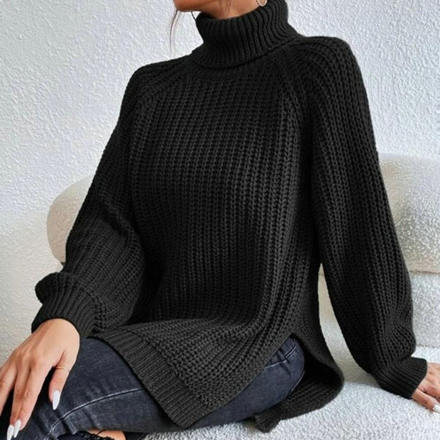 Rena - Pull col roulé élégant