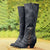 Eudora - Vintage High Heel Stiefel mit klobigem Absatz