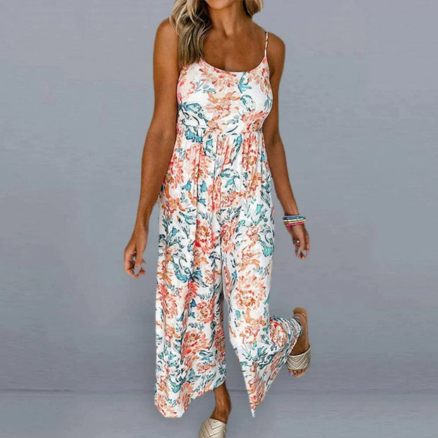 BELLA - Jumpsuit mit Blumendruck