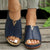 VIOLET - Sandales orthopédiques plates à lanières