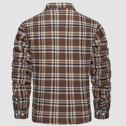 Auro | Flanell Jacke mit Teddyfutter