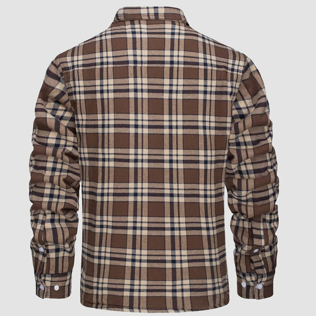 Auro | Flanell Jacke mit Teddyfutter
