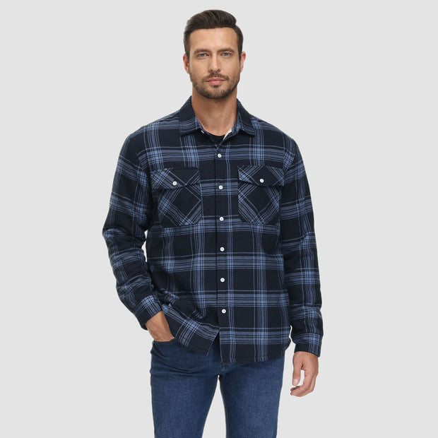 Auro | Flanell Jacke mit Teddyfutter