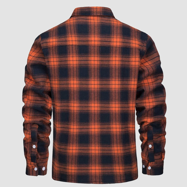 Auro | Flanell Jacke mit Teddyfutter