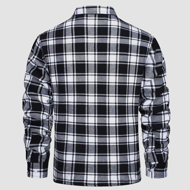 Auro | Flanell Jacke mit Teddyfutter