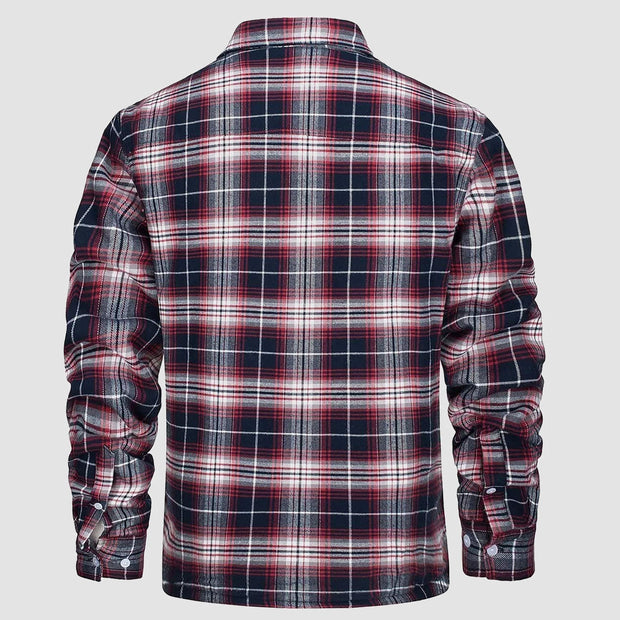 Auro | Flanell Jacke mit Teddyfutter