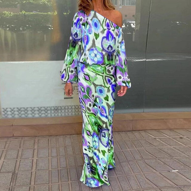 ILONA -  Multicolor Print Kleid