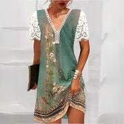 THEA - Robe imprimée unique