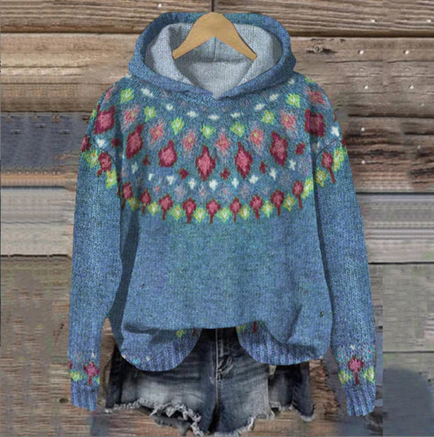 Ethel - Sweat à capuche 3D pour femme