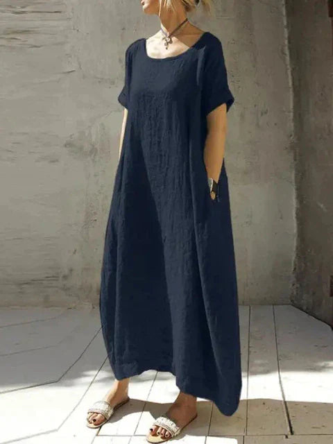 WINONA - Robe oversize en coton et lin
