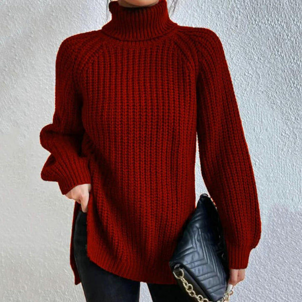 Rena - Pull col roulé élégant