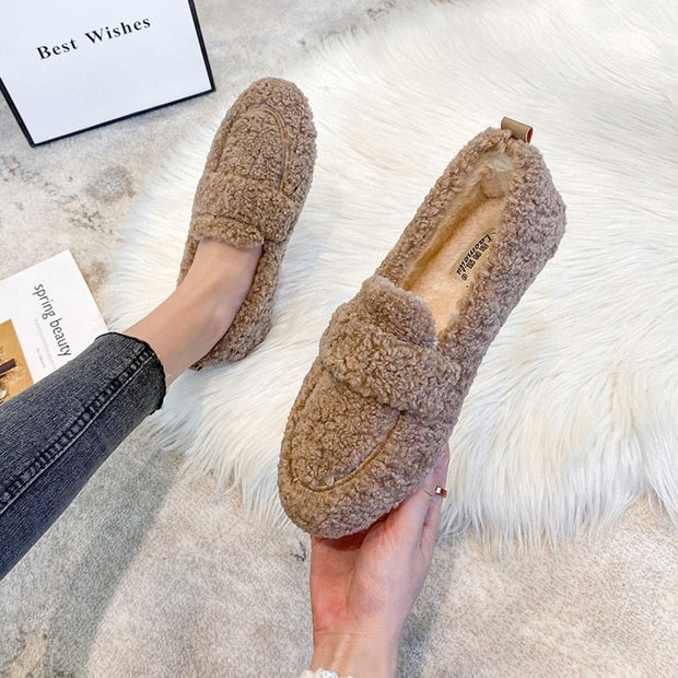 Azida - Chaussures pantoufles en peluche
