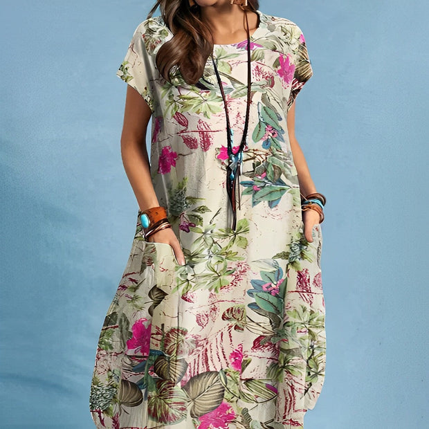 KAJSA - Robe naturelle élégante