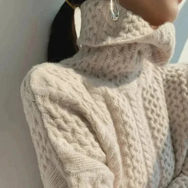 Daisy - pull col roulé en cachemire