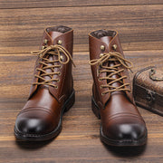 Bottines en cuir naturel Gait